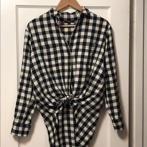 Madewell buffalo check shirt sz XS